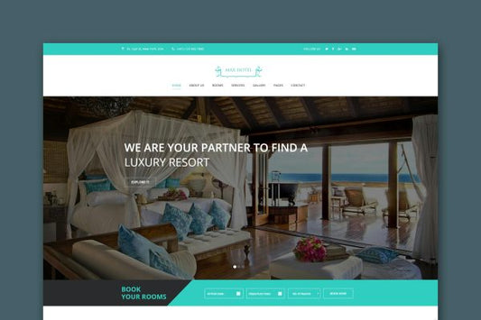 Max Hotel – Hotel Booking HTML Template Hotel Booking HTML Template