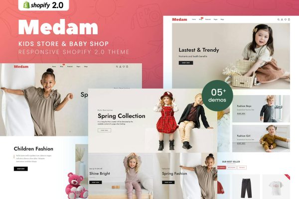 Medam - Kids Store & Baby Shop Shopify 2.0 Theme Kids Store & Baby Shop Shopify 2.0 Theme