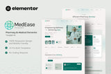 MedEase – Pharmacy & Medical Elementor Template Kit