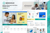 Medhouz - Medical, Pharmacy & Lab Store Shopify Th Responsive, Multipurpose Medical Mirjana Supplies, Drugstore, Hospital Clinics Pharma Online Stores.