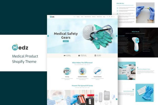 Medz - Medical Products Shopify Theme Medical Supplies, DrugStore, Medicines, Pharmacy, Clinic Equipments and Hospital eCommerce Template