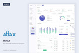 Minia – Ajax Admin & Dashboard Template Minia Ajax is a simple and beautiful admin template built with Bootstrap ^5.0.1 & ajax.