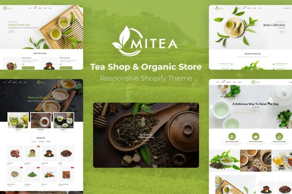 Mitea - Tea Shop & Organic Store Shopify Theme Tea Shop & Organic Store Responsive Shopify Theme