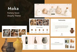 Moca - Ceramic Pots, Handmade Artist Shopify Theme Responsive Shopify eCommerce Template, Best for Handicrafts, Handmade Jewels & Furniture Products.