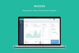Modern – Responsive Admin Dashboard Template Modern is clean and well designed template for any types of backend applications
