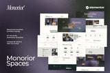 Monorior Space – Gradient Interior Elementor Template Kit