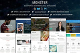 Monster Multiconcept Email Template Pack Best multiconcept email template pack for all kind of business
