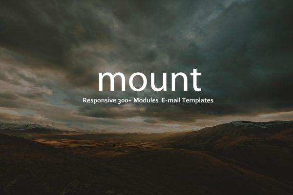 Mount – 300+ Modules E-mail Template