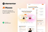 Moxeo – SEO & Digital Marketing Agency Elementor Template Kit