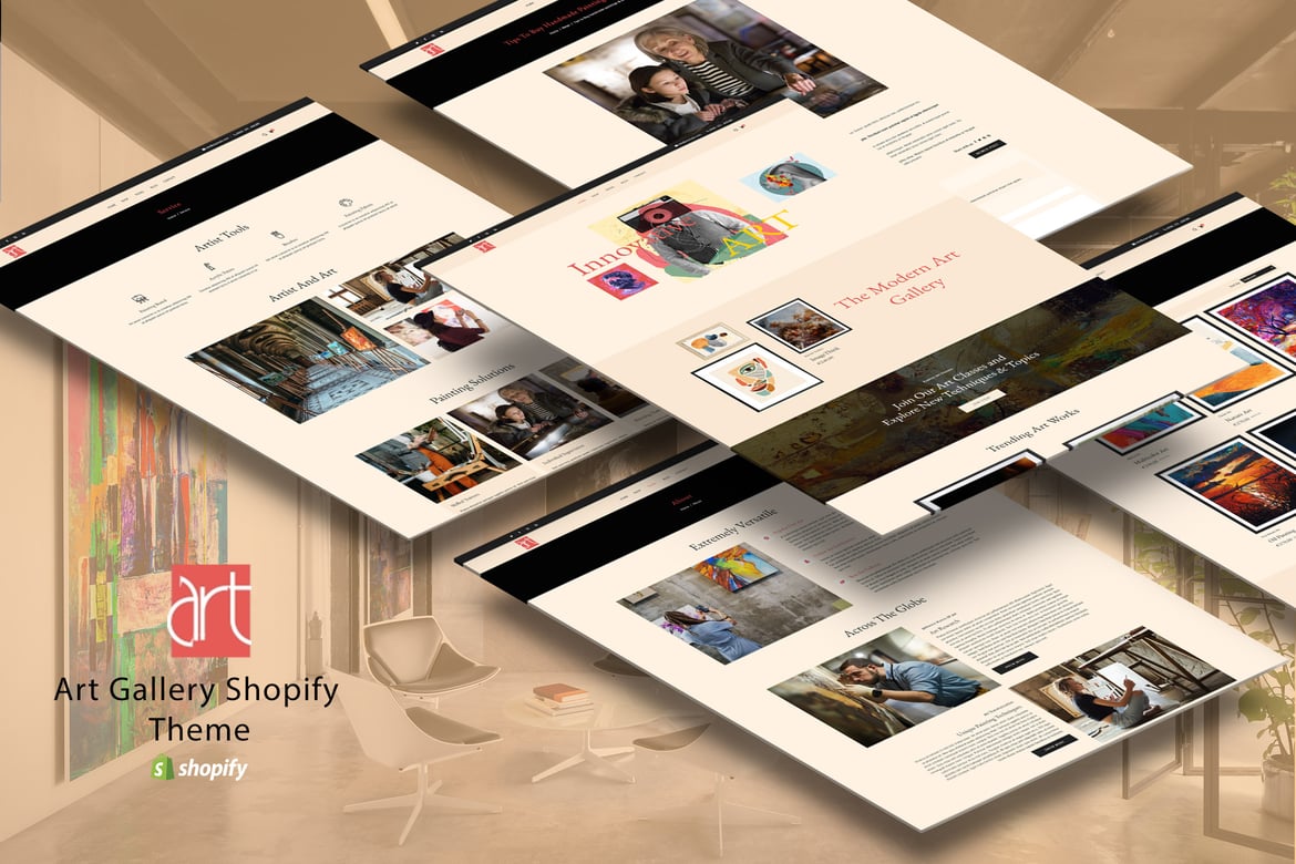 Multi Art - Shopify Art Store, Crafts Theme Shopify Theme