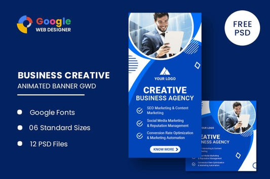 Multipurpose Business Animated Banner GWD Multipurpose Business Animated Banner Google Web Designer