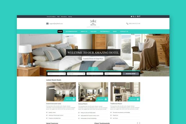 My Hotel – Online Hotel Booking Template Hotel Booking