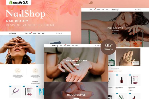 Nailshop - Nail Beauty Responsive Shopify Theme Nail Beauty Responsive Shopify Theme