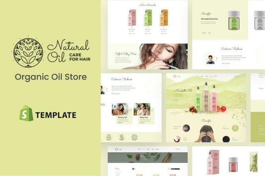 Natural Oil - Shopify Organic Hair Oil Store Theme Hair Oil, Serum, Cream & Makeup Products eCommerce. Hair Gel, Hair Care & Body, Skincare Solutions.