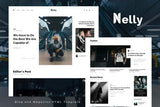 Nelly Blog and Magazine HTML Template