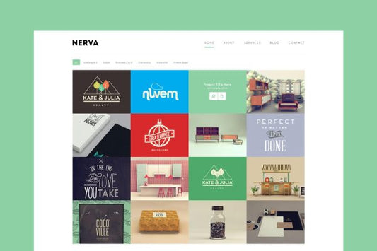 Nerva – Minimal Design HTML Template Minimal Template