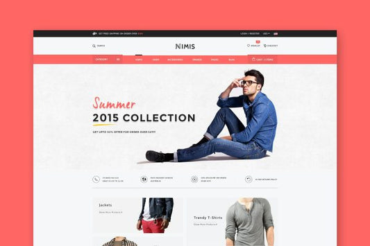 Nimis – eCommerce Shop HTML Template eCommerce Shop HTML