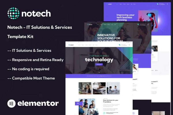 Notech – IT Solutions & Services Template Kit