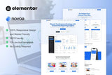 Novoa – Saas & Finance Software Service Elementor Template Kit