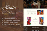Nunta – Cultural Wedding Elementor Template Kit