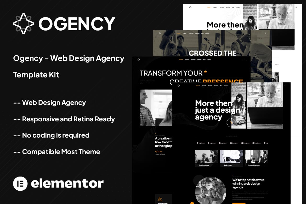 Ogency – Web Design Agency Template Kit