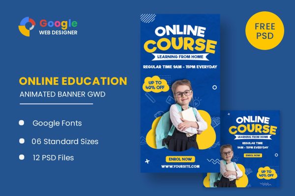 Online Course HTML5 Banner Ads GWD Online Course HTML5 Banner Ads GWD HTML5