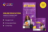 Online Education Animated Banner Google Web Design Online Education Animated Banner Google Web Design
