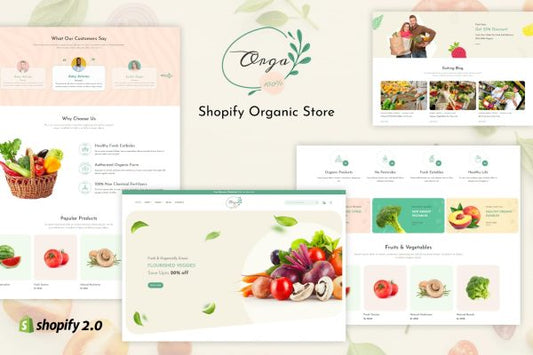 Orgik - Shopify Organic Store Orgik Best Selling Grocery and Marketplace Shopify Theme. Multipurpose Sectioned Shopify 2.0 store.