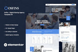 Osfins – Digital Startup Agency Elementor Template Kit