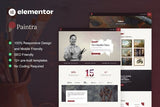 Paintra – Creative Artist & Painter Elementor Pro Template Kit