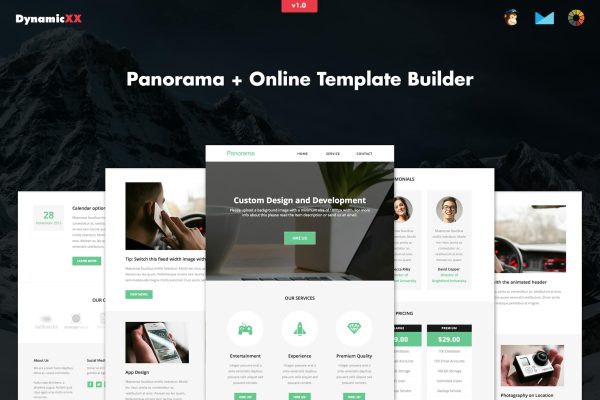 Panorama – Responsive Business Email + Builder Panorama – Responsive Business Email + Online Template Builder.