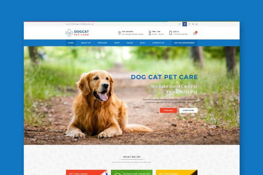 Pet Care – Veterinary HTML Template Pets & Animals