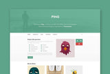 Ping – Minimal Responsive HTML Template Minimal Responsive HTML Template