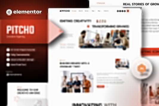 Pitcho – Creative Agency Elementor Template Kit
