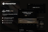 Pixlens – Photography Videography Services Elementor Template Kit