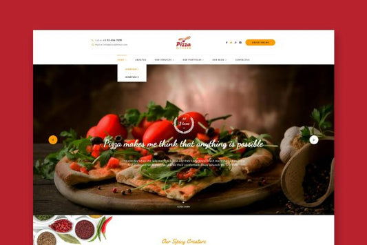 Pizza Kitchen – Pizza & Fast Food HTML Template Pizza & Fast Food