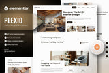 Plexio – Interior Design & Architecture Elementor Template Kit