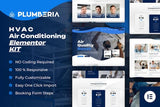 Plumberia – Air Conditioning & HVAC Repair Service Elementor Pro Template Kit