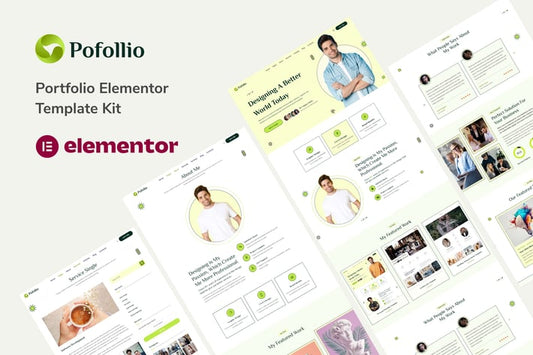 Pofollio – Portfolio Elementor Template Kit
