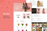Pookal - Flower Shop and Florist Shopify Theme eCommerce Store to Gifts, bouquet, Florist, Live Plants, Artificial Flowers for Festive Celebration