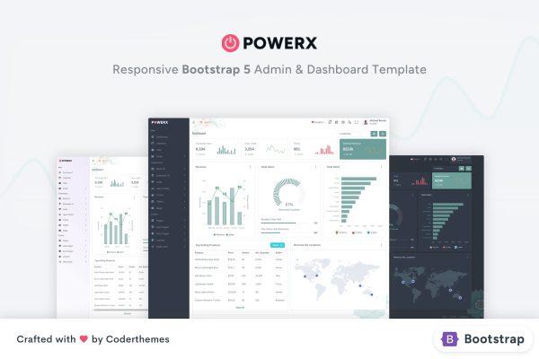 PowerX – Bootstrap 5 Admin & Dashboard UI Kit PowerX – Bootstrap 5 Admin & Dashboard UI Kit Template is a fully featured premium admin template