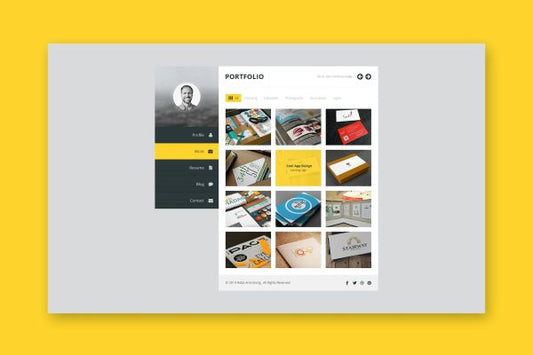 Premium Layers: HTML vCard & Resume Template vCard & Resume Template