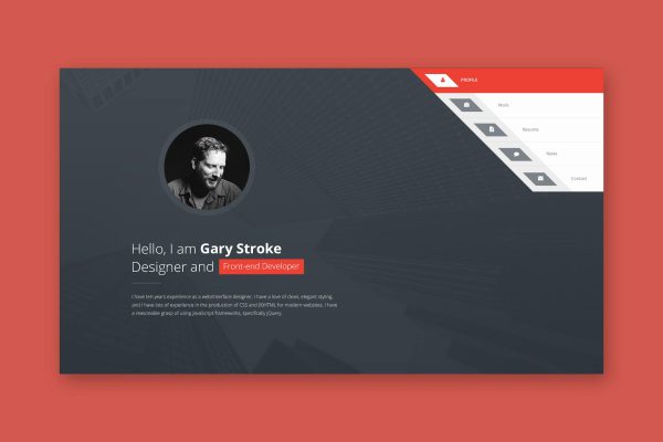 Premiumlayers – Responsive HTML vCard/Resume vCard