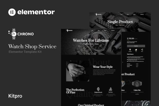 Chrono – Watch Service Elementor Template Kit