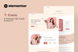 Femine – Feminine Life Coach Elementor Template Kit