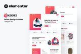 Designes – Online Design Course Elementor Template Kit