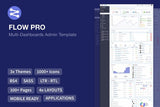PRO Admin Dashboard Flow PRO Admin Dashboard Template