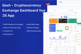 Qash – Cryptocurrency Exchange Dashboard Qash – Cryptocurrency Exchange Dashboard Vue JS App