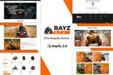 Rayz - Bike, Motor Sports Shopify Theme Fast Sports, Adventure Sport Drive Tools, Spares & Services Online Sale. Fun Outdoor Clothing Stores