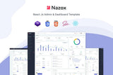 React Admin & Dashboard Template – Nazox Nazox is a fully featured premium admin dashboard template in React Redux Saga with firebase & BS5..